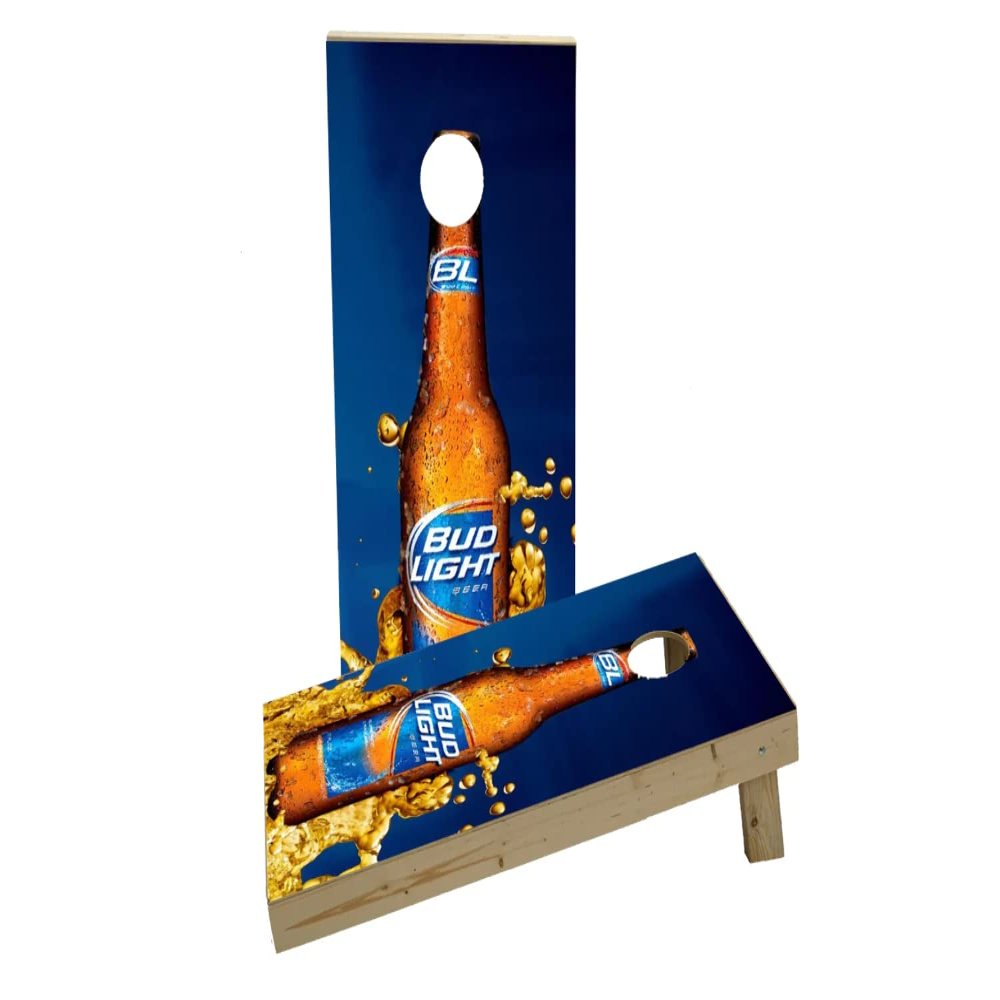 Bud Light Custom Cornhole Board Game Set