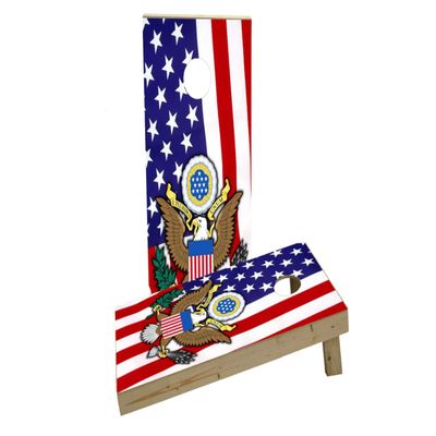 United States Seal Custom Cornhole Board Game Set