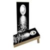 Full Moon Over The Water Custom Cornhole Board Game Set view 1