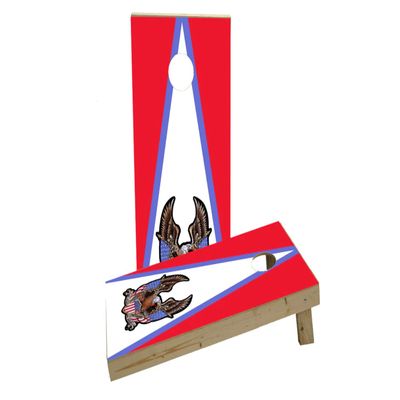 Bald Eagle - in God We Trust Custom Cornhole Board Game Set