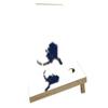 Alaska State Flag Outline (White Background) Custom Cornhole Board Game Set view 1