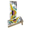 Worn National (Virgin Islands) Flag Custom Cornhole Board Game Set view 1