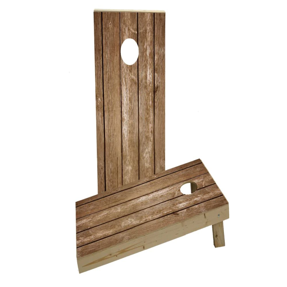 Blank Wood Slat Custom Cornhole Board Game Set