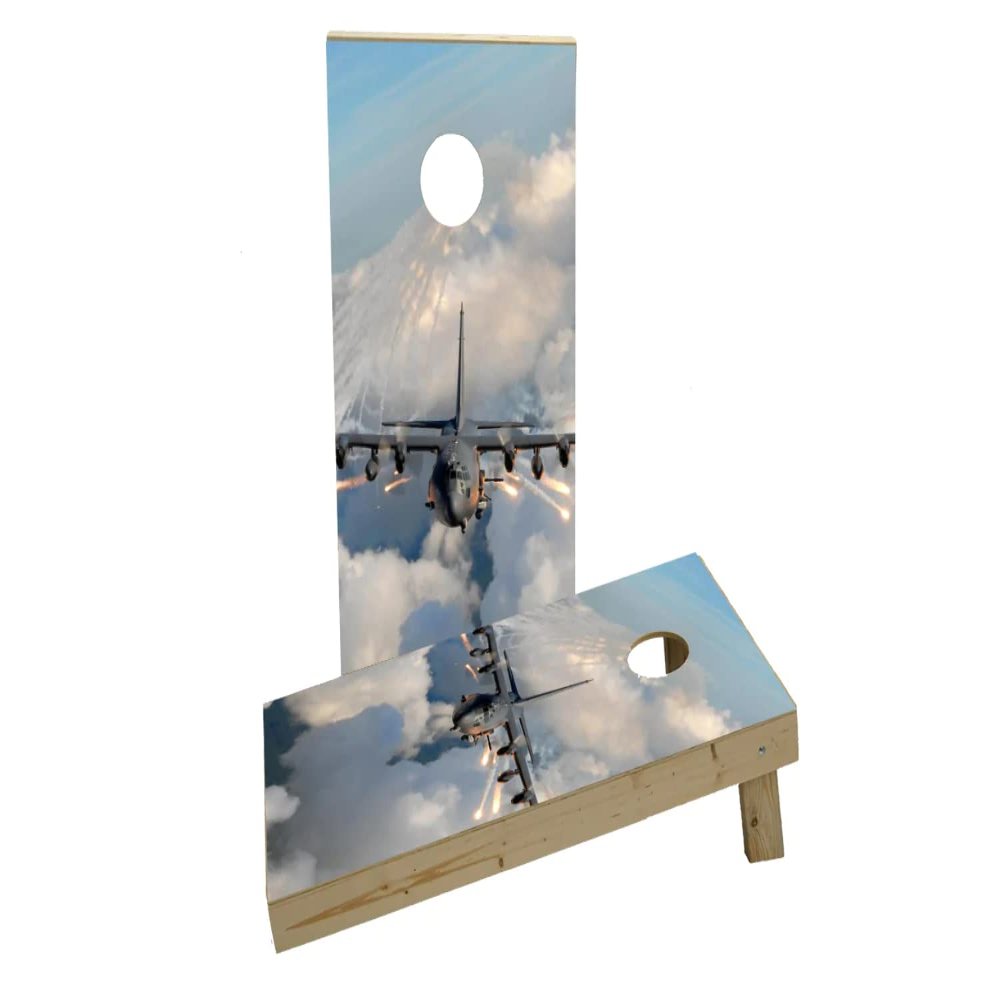 Jet Custom Cornhole Board Game Set