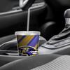 Rico Industries NFL Football Baltimore Ravens NFL Football Team 16oz Clear Tumbler W/Straw view 4