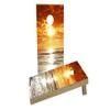 Beach Sunset 2 Custom Cornhole Board Game Set view 1