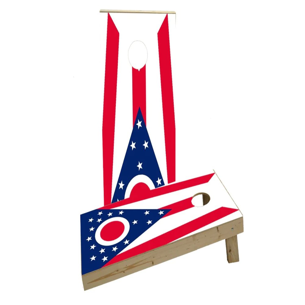 Ohio State Flags Custom Cornhole Board Game Set