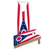 Ohio State Flags Custom Cornhole Board Game Set view 1