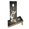 Wood Slate State Flag & Map (West Virginia) Custom Cornhole Board Game Set view 1