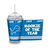 Rico Industries NFL Football Detroit Lions 12oz Team Color Laser Engraved Youth Plastic Tumbler view 1