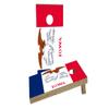Iowa State Flag Custom Cornhole Board Game Set view 1