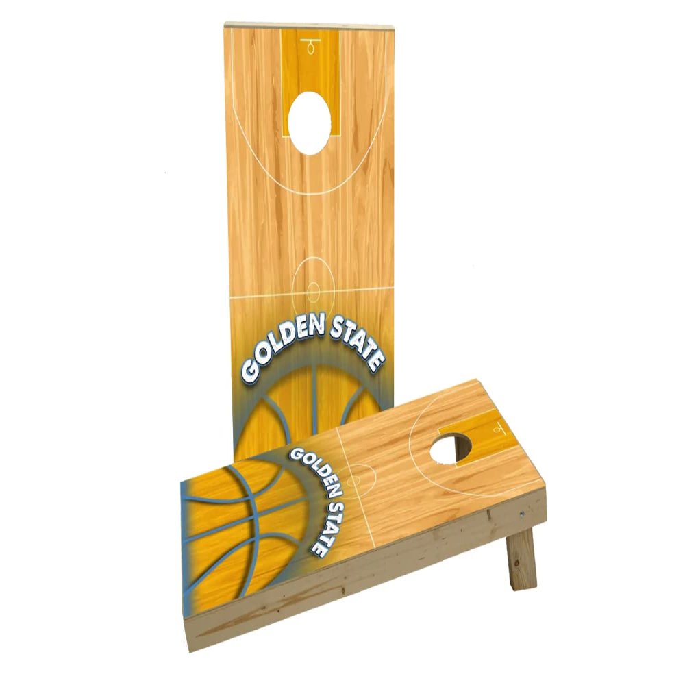 Basketball Golden State Custom Cornhole Board Game Set