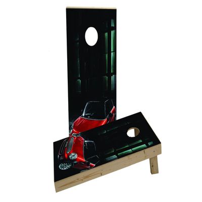 Mini Cooper Custom Cornhole Board Game Set