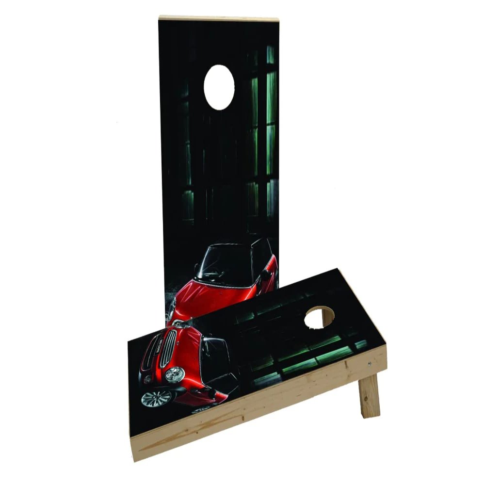 Mini Cooper Custom Cornhole Board Game Set