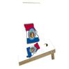 Missouri State Flag Outline (White Background) Custom Cornhole Board Game Set view 1
