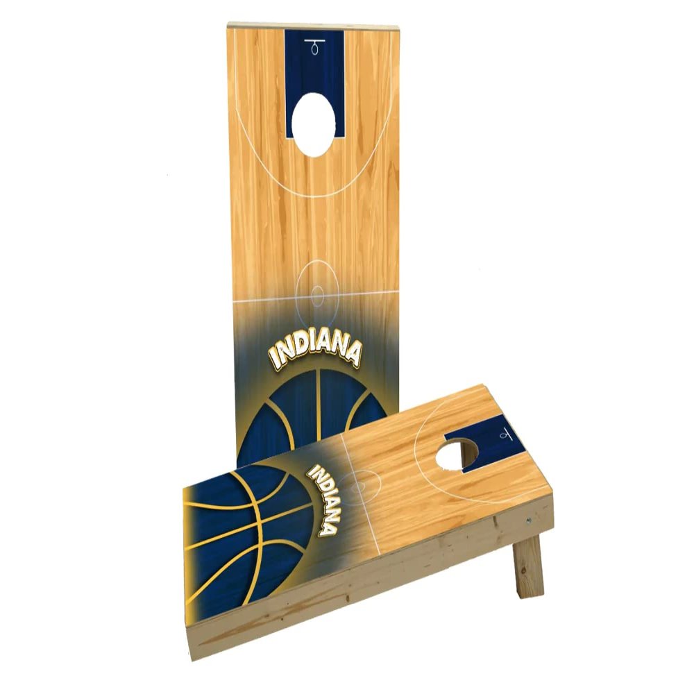 Basketball Indiana Custom Cornhole Board Game Set