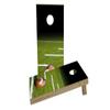 Football Field w/Ball Custom Cornhole Board Game Set view 1