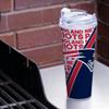 Rico Industries NFL Football New England Patriots 24oz Acrylic Tumbler with Hinged Lid view 2