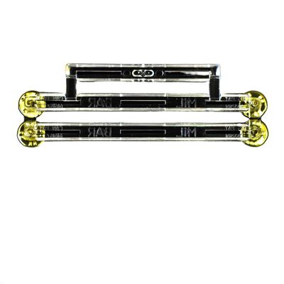 Multi 1-8th Space Plastic Ribbon Bar Holder (16)