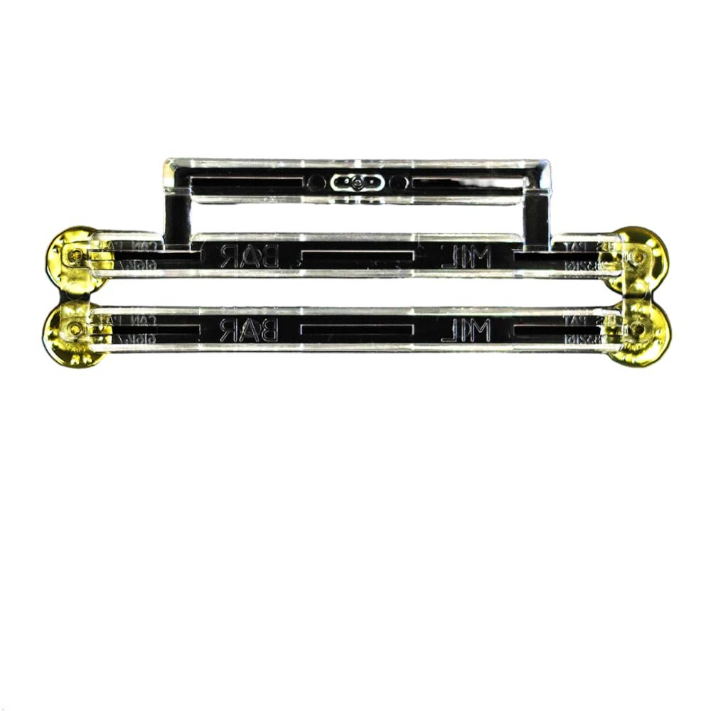 Multi 1-8th Space Plastic Ribbon Bar Holder (16)