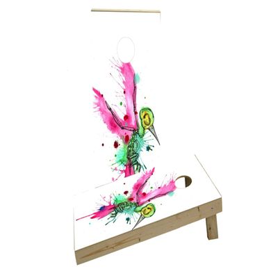 Bird Art Custom Cornhole Board Game Set