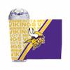 Rico Industries NFL Football Minnesota Vikings 24oz Acrylic Tumbler with Hinged Lid view 1