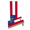 Georgia State Flag Custom Cornhole Board Game Set view 1