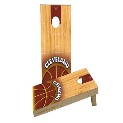 Basketball Cleveland Custom Cornhole Board Game Set