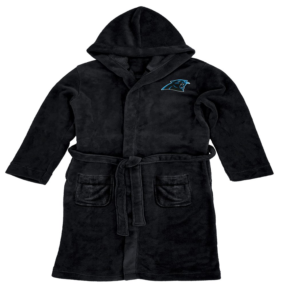 Northwest NFL Hooded Silk Touch Robe, 26 Inch x 47 Inch Carolina Panthers, One size