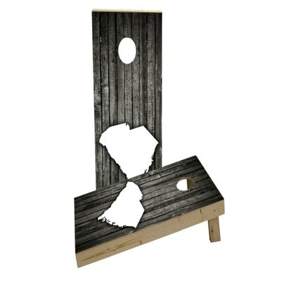 Wood Slat (South Carolina) Theme Custom Cornhole Board Game Set