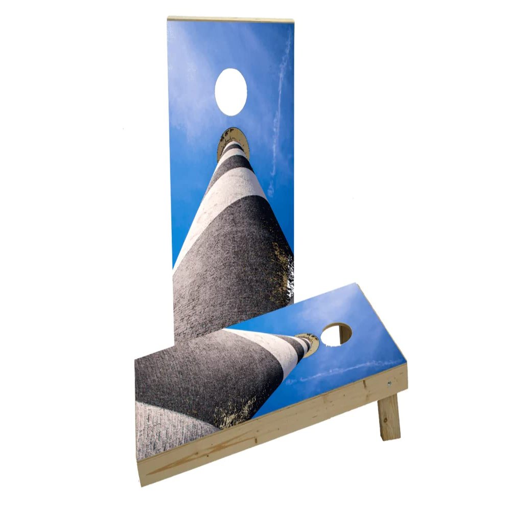 St. Augustine Lighthouse Custom Cornhole Board Game Set