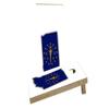 Indiana State Flag Outline (White Background) Custom Cornhole Board Game Set view 1