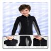 REALON Kids Wetsuit Top Jacket for Toddlers Boys Girls 3mm Neoprene Long Sleeve Front Zipper Thermal Wet Suits Keep Warm Swimwear for Surfing Swimming Surfing Boating view 3
