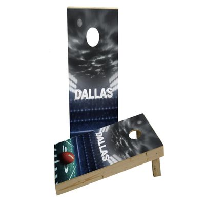 Dallas Football Themed Custom Cornhole Board Game Set