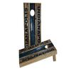 Woodslat Worn Indianapolis Football Custom Cornhole Board Game Set view 1