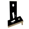 Black Rhode Island Theme Custom Cornhole Board Game Set view 1