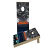 Chicago Football Themed Custom Cornhole Board Game Set view 1