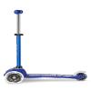 Micro Kickboard | Mini Deluxe LED | Three-Wheeled | Lean-to-Steer Swiss-Designed Micro Scooter | Motion-Activated Light-Up Wheels | Toddlers & Children Ages 2-5 (Blue/White) view 3