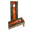 Woodslat Worn Cleveland Football Custom Cornhole Board Game Set view 1