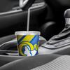 Rico Industries NFL Football Los Angeles Rams NFL Football Team 16oz Clear Tumbler W/Straw view 4