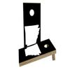 Black Arkansas Theme Custom Cornhole Board Game Set view 1