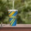Rico Industries NFL Football Los Angeles Chargers NFL Football Team 16oz Clear Tumbler W/Straw view 3