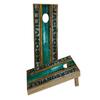 Woodslat Worn Jacksonville Football Custom Cornhole Board Game Set view 1