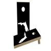 Black Florida Theme Custom Cornhole Board Game Set view 1
