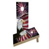 American Bald Eagle with Fireworks Custom Cornhole Board Game Set view 1