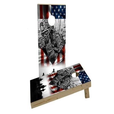 US Army #1 Custom Cornhole Board Game Set