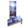 September 11th Light Memorial #1 Custom Cornhole Board Game Set view 1