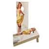 Yellow Pinup Girl Custom Cornhole Board Game Set view 1