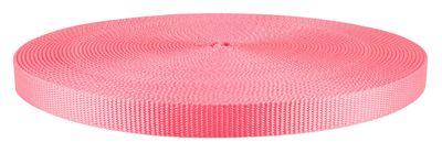 Country Brook Design 5/8 Inch Pink Heavy Plus Nylon Webbing Closeout, 50 Yards