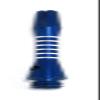 3 Sets (9 shafts) Blue Jailbird Aluminum Dart Shafts + O'rings, 1 1/2" Short view 1